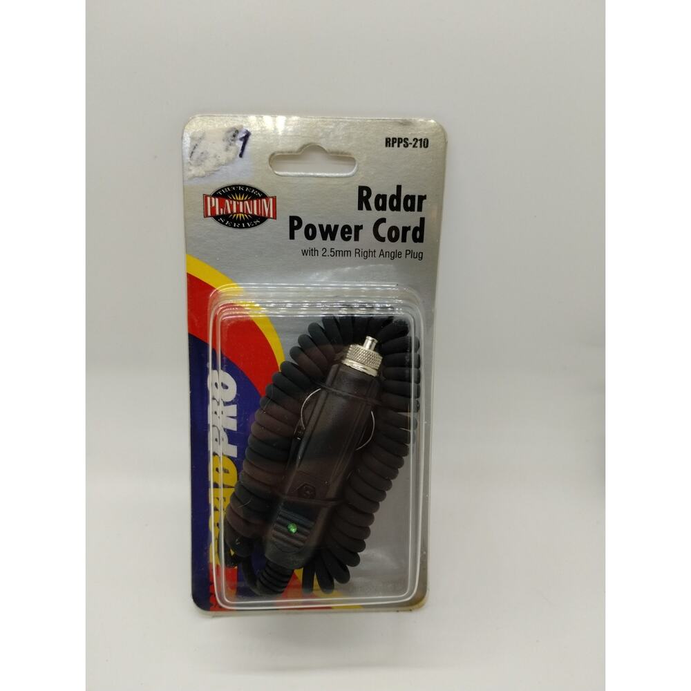 RoadPro Power Cord RPPS-210 - 2.5mm Right Angle Plug Truckers Platinum Series